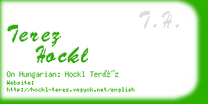 terez hockl business card